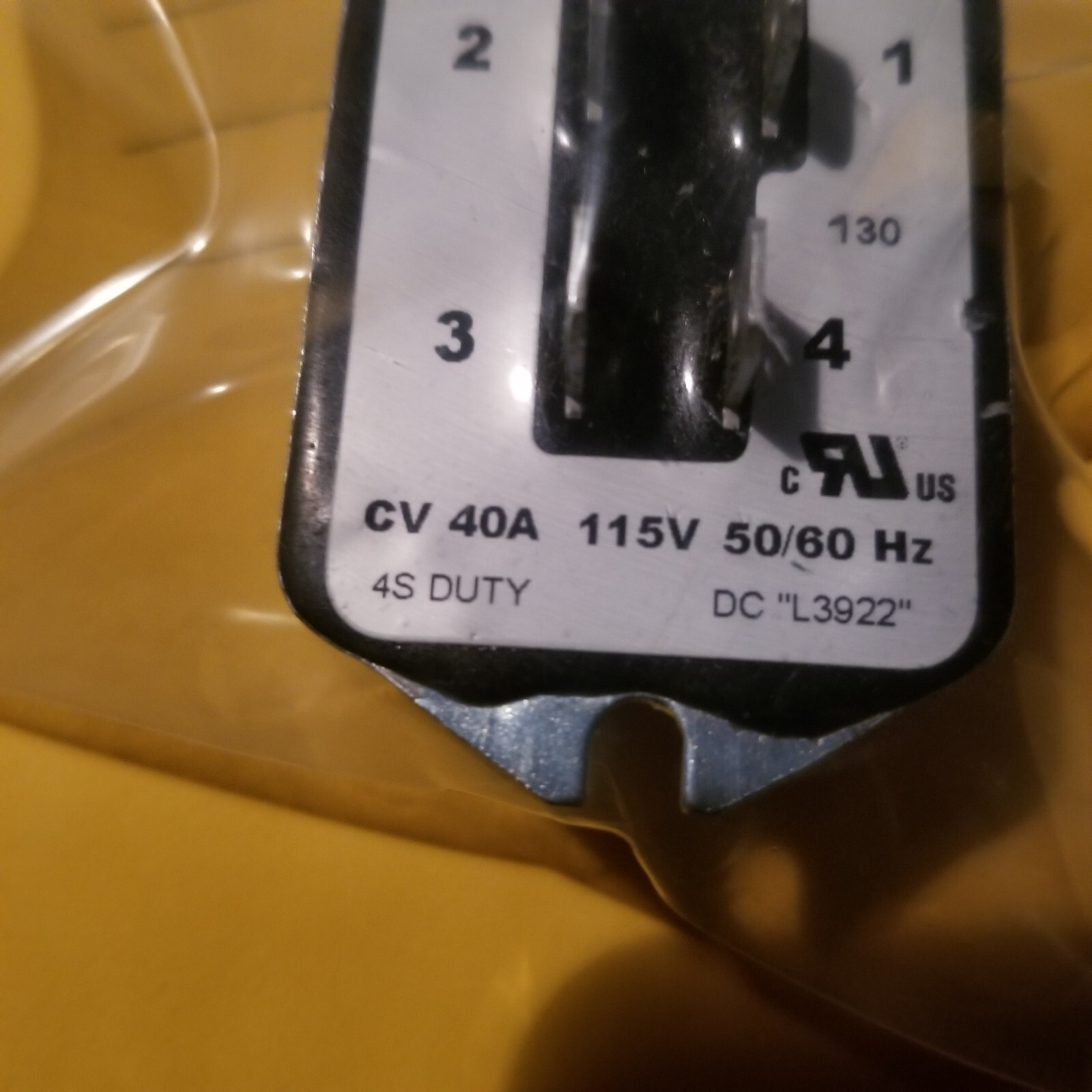 NEW STEARNS SINPAC SWITCH, 472104011UA3 , 115V , CV 40A , 50/60Hz , Cutout 130