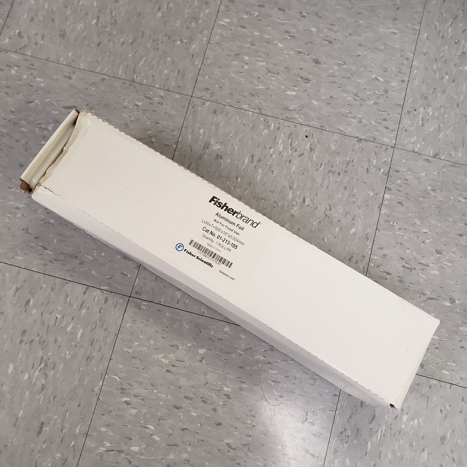 Fisherbrand™ Aluminum Foil 01-213-105, Standard-Gauge Single Roll BRAND NEW
