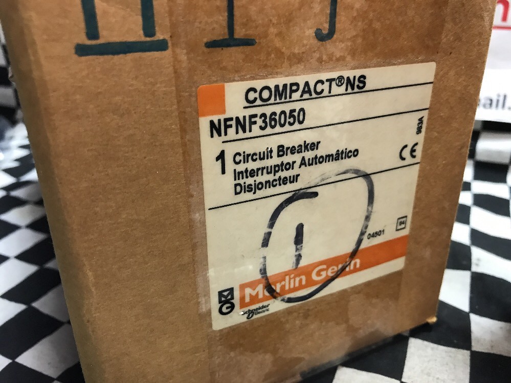 MERLIN GERIN CIRCUIT BREAKER NSF150N, 3P, 50A, 347V, SHIPSAMEDAY BOX 3 “C”