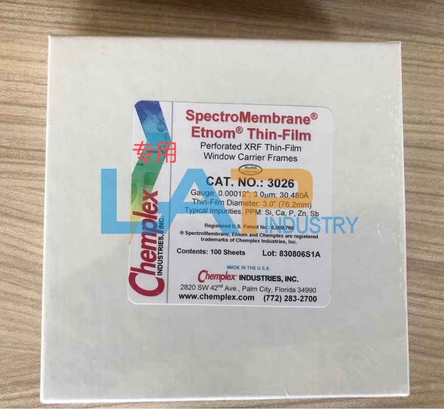 QTY:100/Pack For 3026 XRF Spectrometer Sample Thin-Film