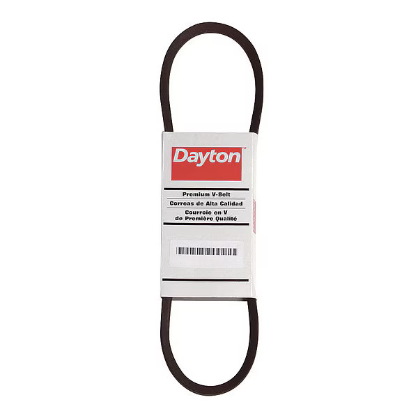 Dayton AX54 Cogged V-Belt, 56″ Outside Length, 1/2″ Top Width, 1 Ribs, 5/16″