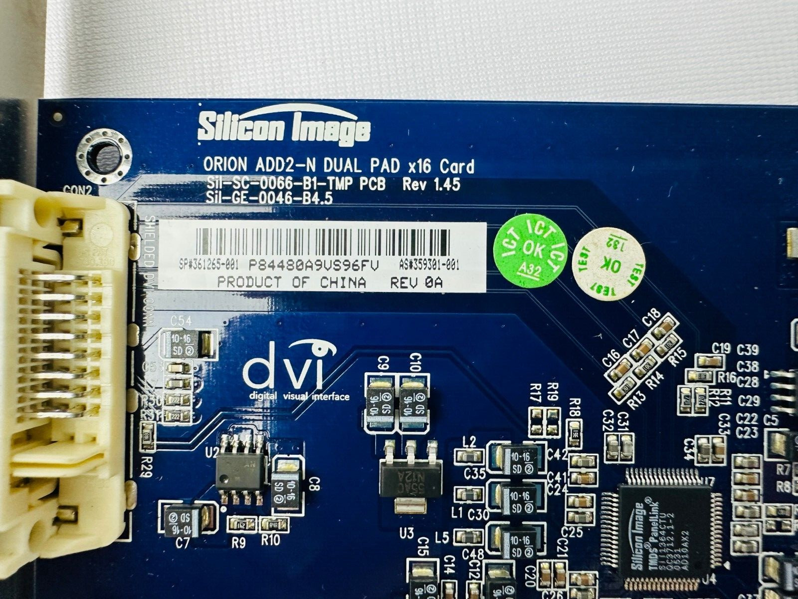 Silicon Image SIL1364 DVI ADD2-N DVI Cards