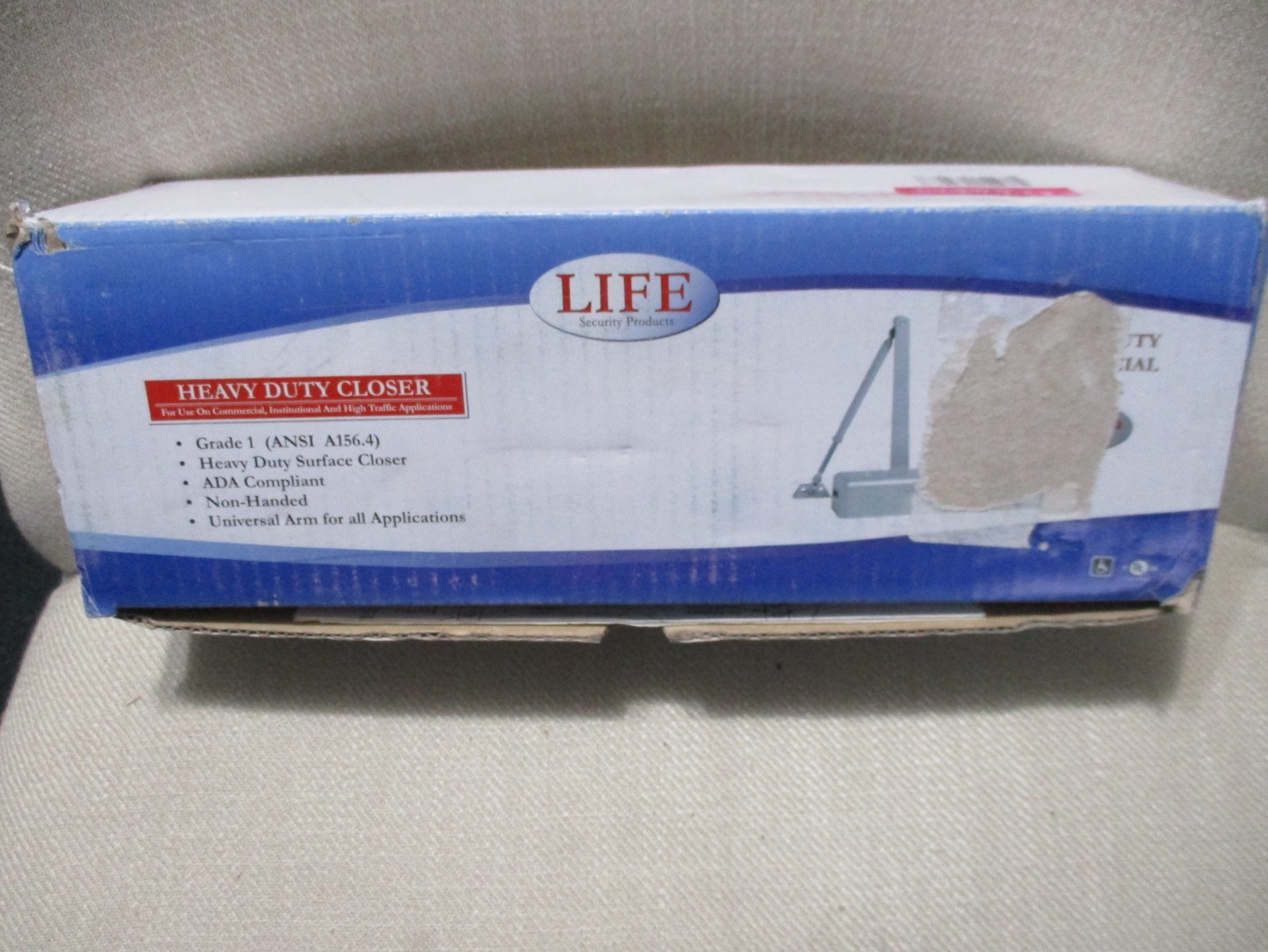 Commercial HEAVY DUTY Door CLOSER Grade 1 ADA Compliant Aluminum Finish
