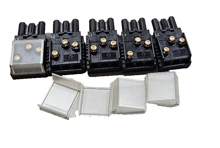 5Pcs Wieland GST18I3IB1V GST18i3 Connecting Plug Socket, 3 Pole 250V 20A