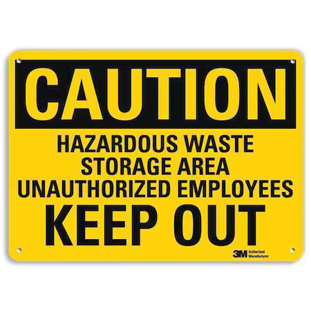 Lyle U4-1388-Ra_14X10 Safety Sign, 10 In Height, 14 In Width, Aluminum,
