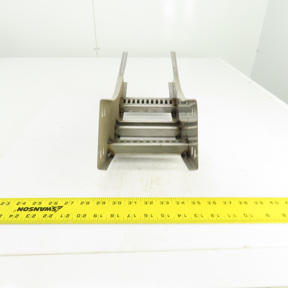 B-Line 4SS6MG-06-45VI12 Stainless Steel 45° Ladder Cable Tray Inside Bend 6″W