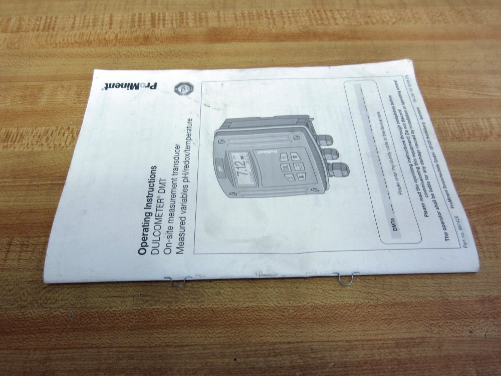 ProMinent 987426 Operating Instructions