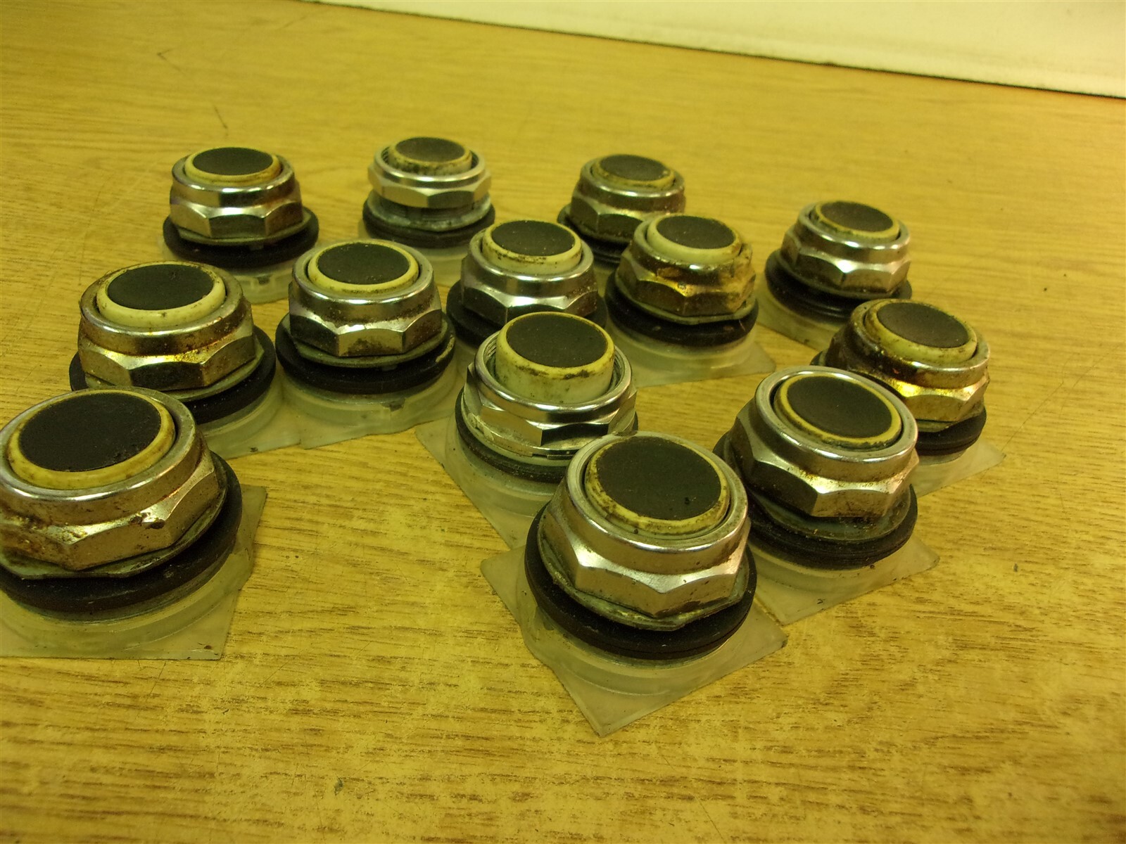 Square D 65097-049-01 Black Push Button Switches, Lot of 13 *FREE SHIPPING*