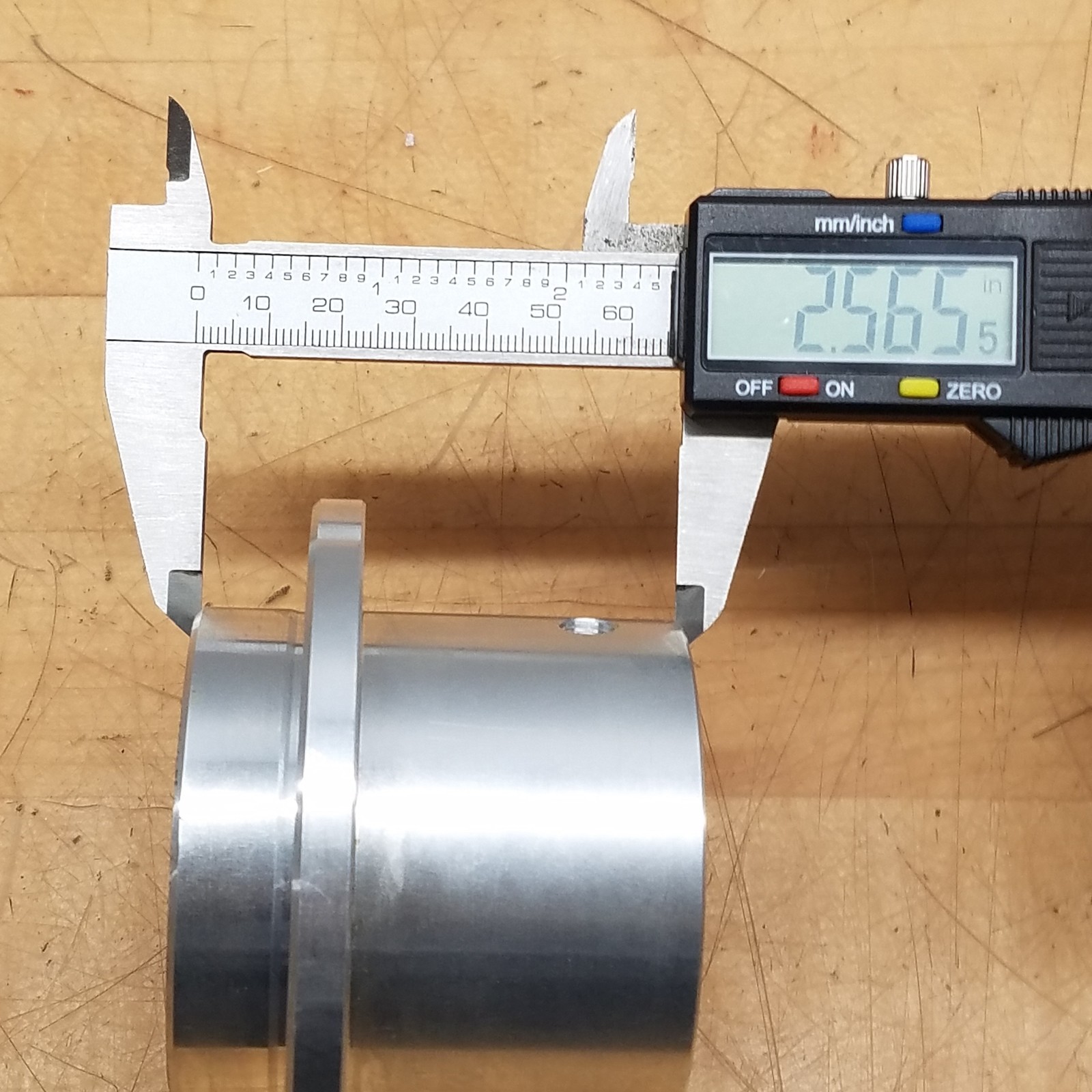 Flange, 1-13/16″ to 2″ ID, 3-3/4″ OD, 2-9/16″ Width, 1/4″ Bolt, 3 Bolt Holes