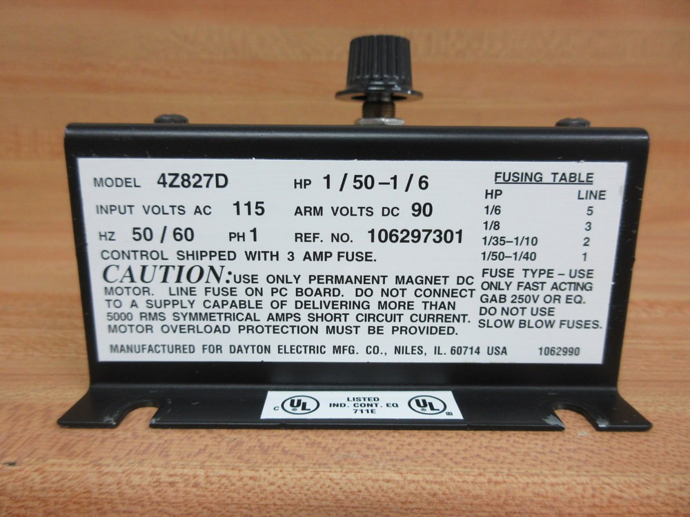 Dayton 4Z827D DC Drive (Pack of 3)