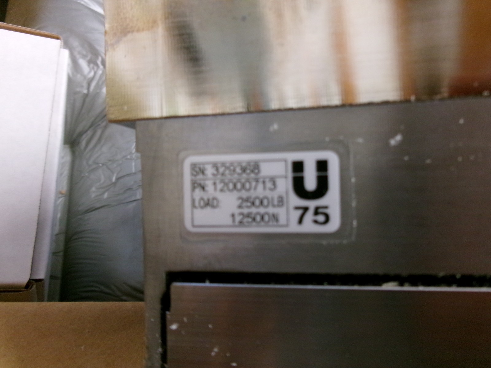 NIB montalvo U75 Pillow Block Load Cell 2500LB 12000713 12500N U75-2500 #2
