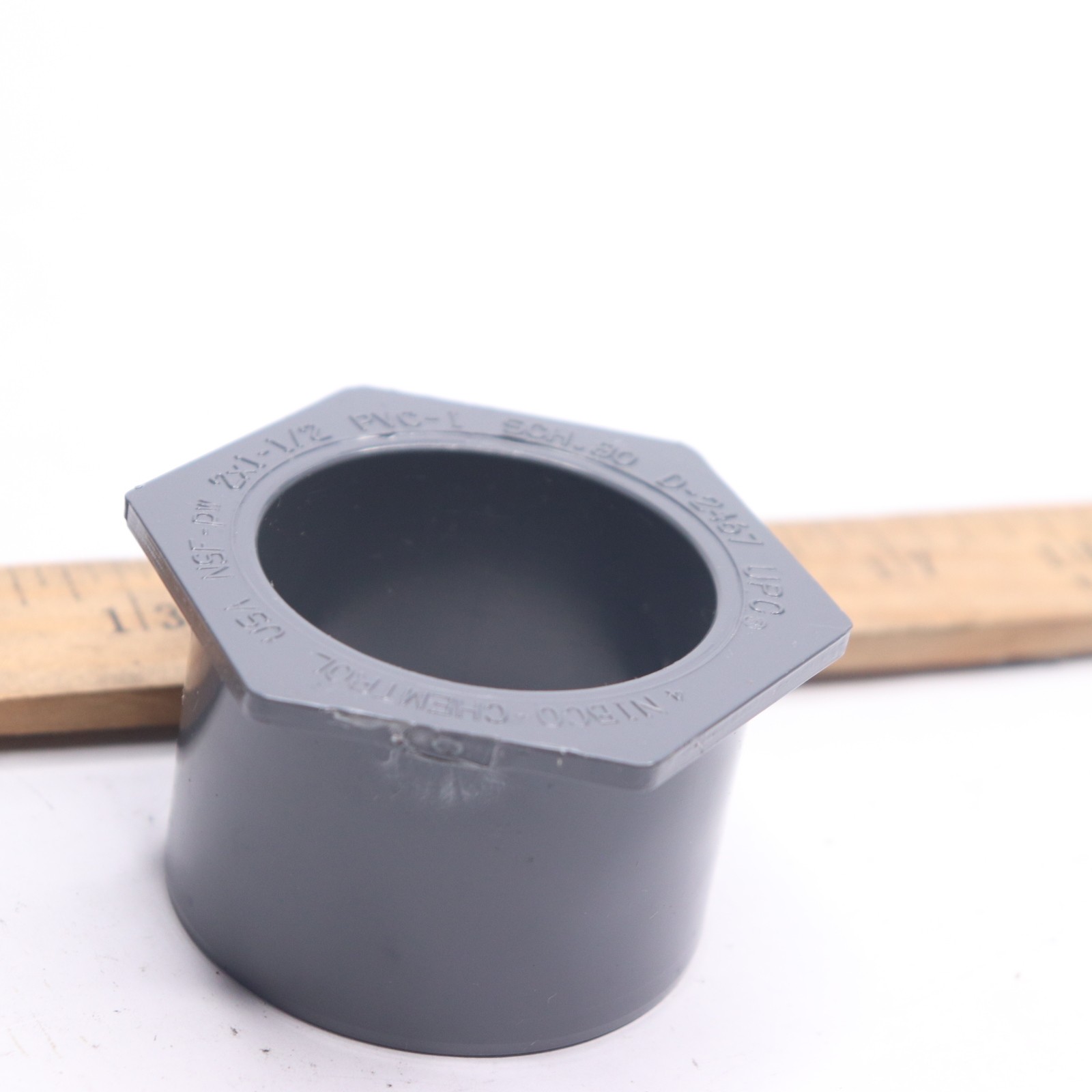 Nibco Flush Socket Reducer Bushing PVC Schedule 40 2″ x 1-1/2″ D-2467