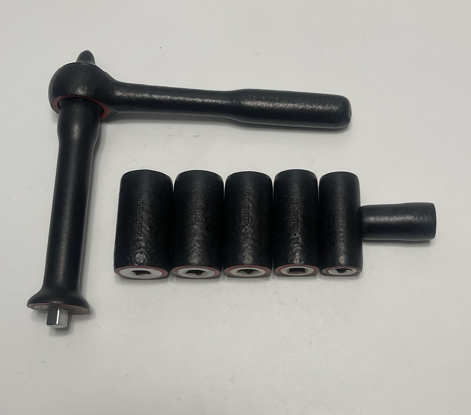 Cementex 1000V Insulated 3/8″ Dr. Ratchet , Socket Set , EXCELLENT