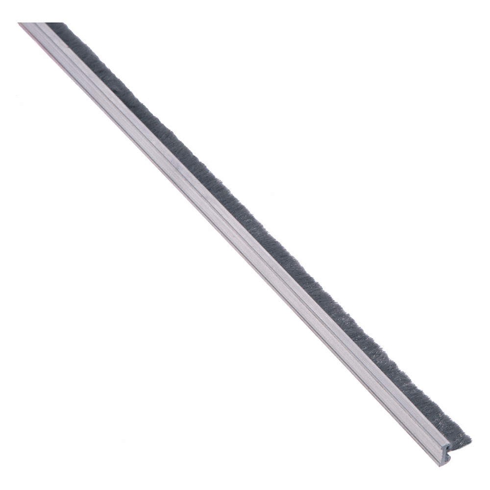 NATIONAL GUARD 136P-96″ Door Weatherstripping,Silver,8 ft L 53YA64