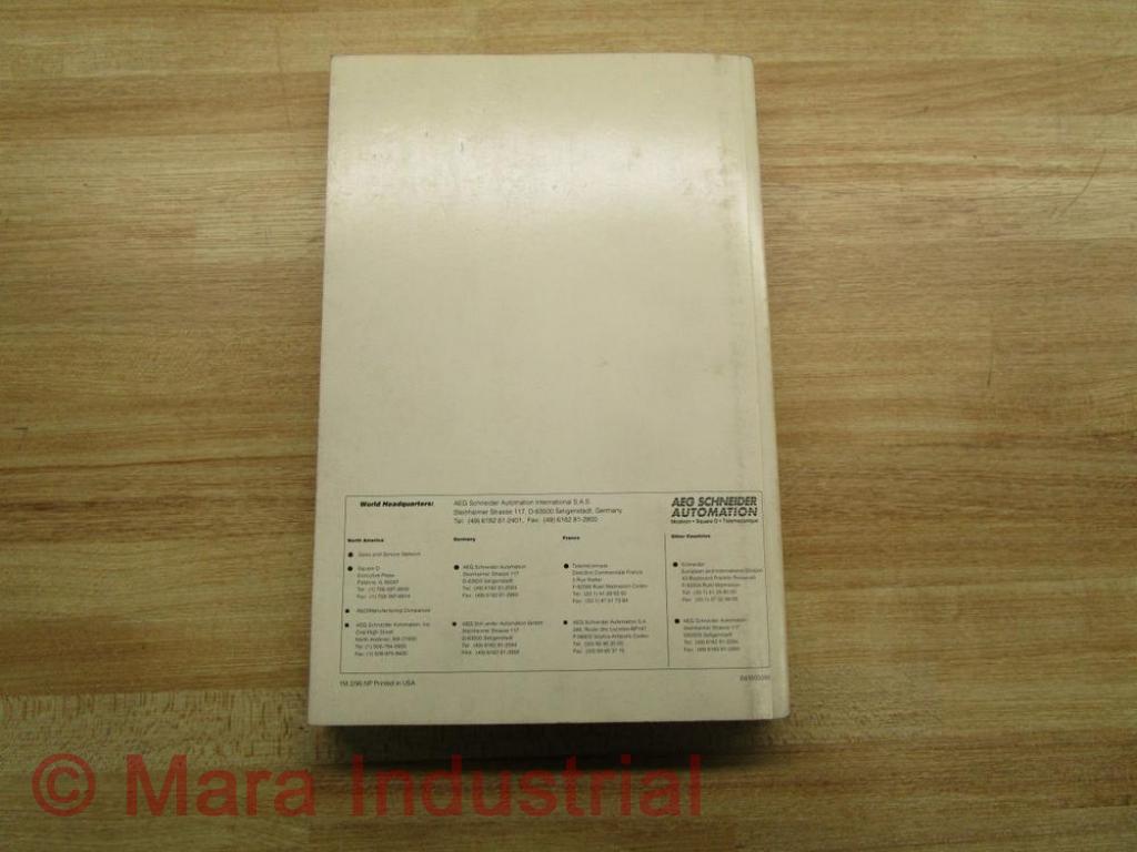 Modicon 043503386 User Manual