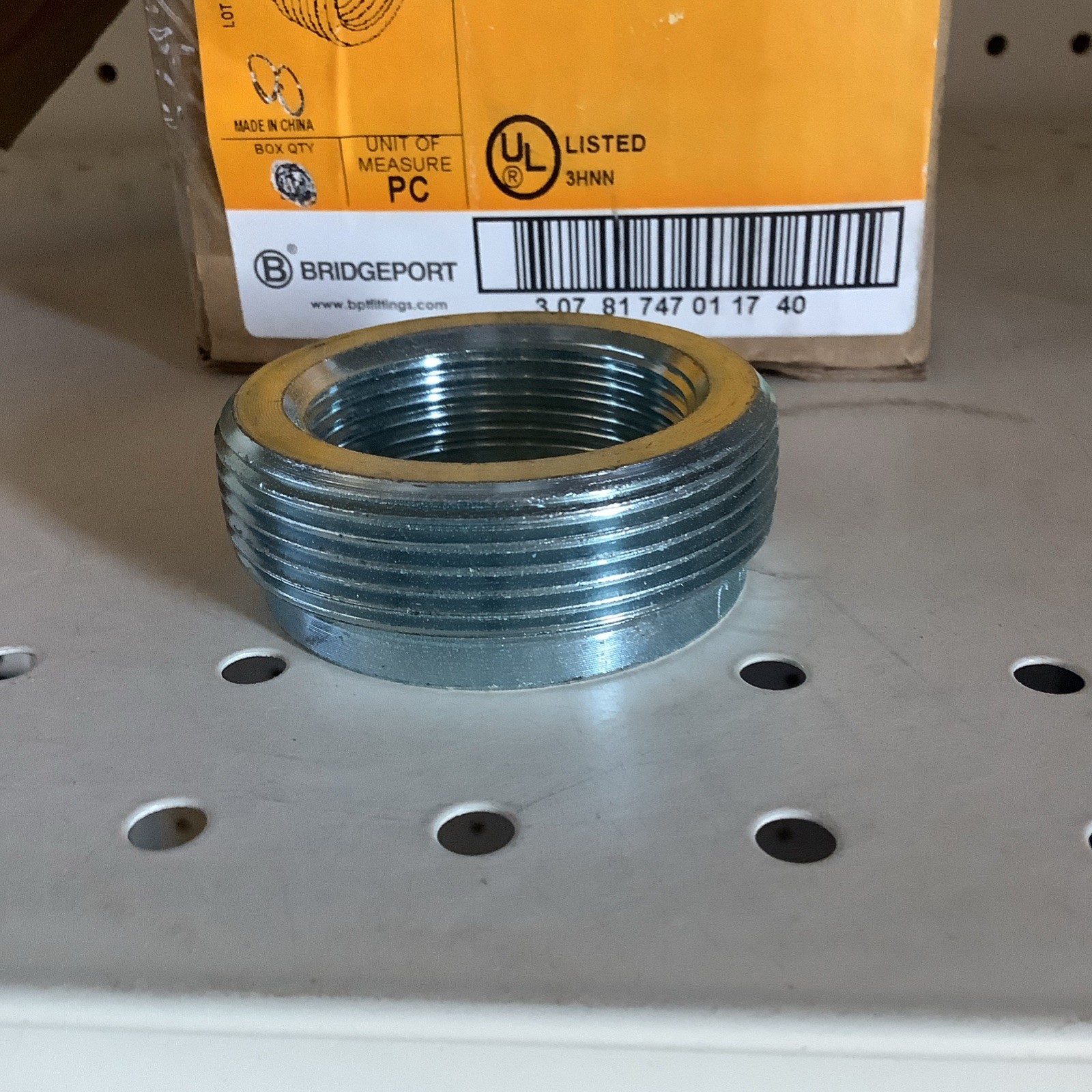 Bridgeport 1174 Reducing Bushing, steel, Size 2”-1 1/4 – Box of 8