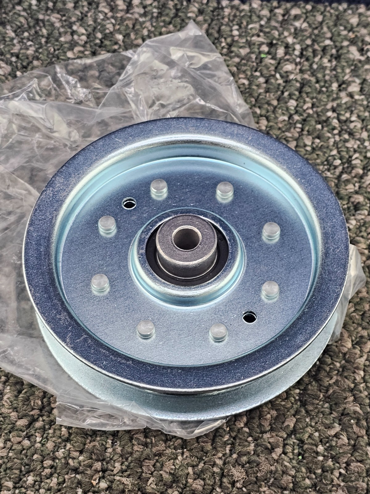 (QTY 2) TonGass 956-04129 Exact Replacement 4 7/8″ Flat Idler Pulley fits MTD