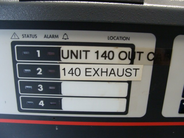 HONEYWELL MDA SCIENTIFIC CM4 GAS MONITOR 874000 REV 7 120VAC 3A
