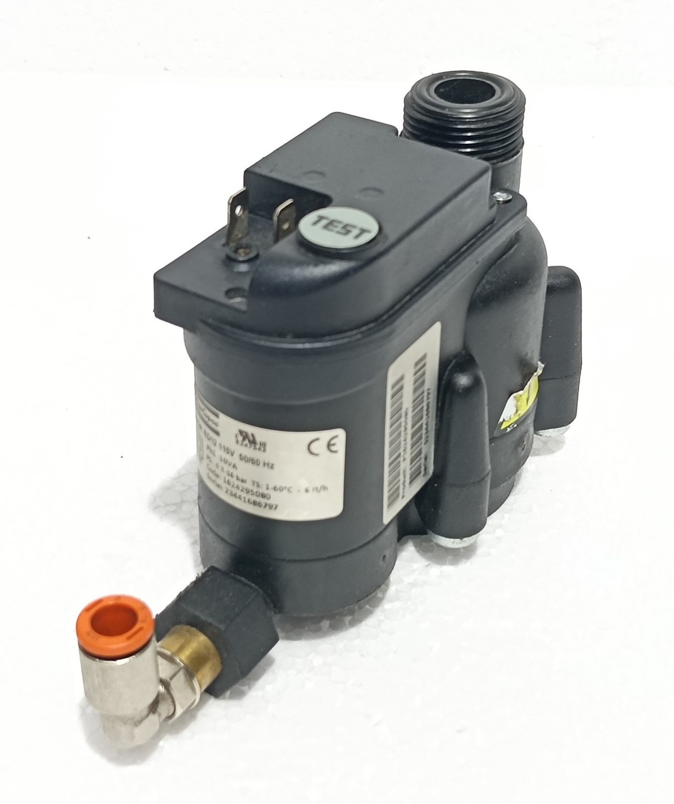 LDI ELECTRONIC DRAIN VALVE ED12 115V 50/60HZ 0.2 – 16 BAR ATLAS COPCO 2344168679