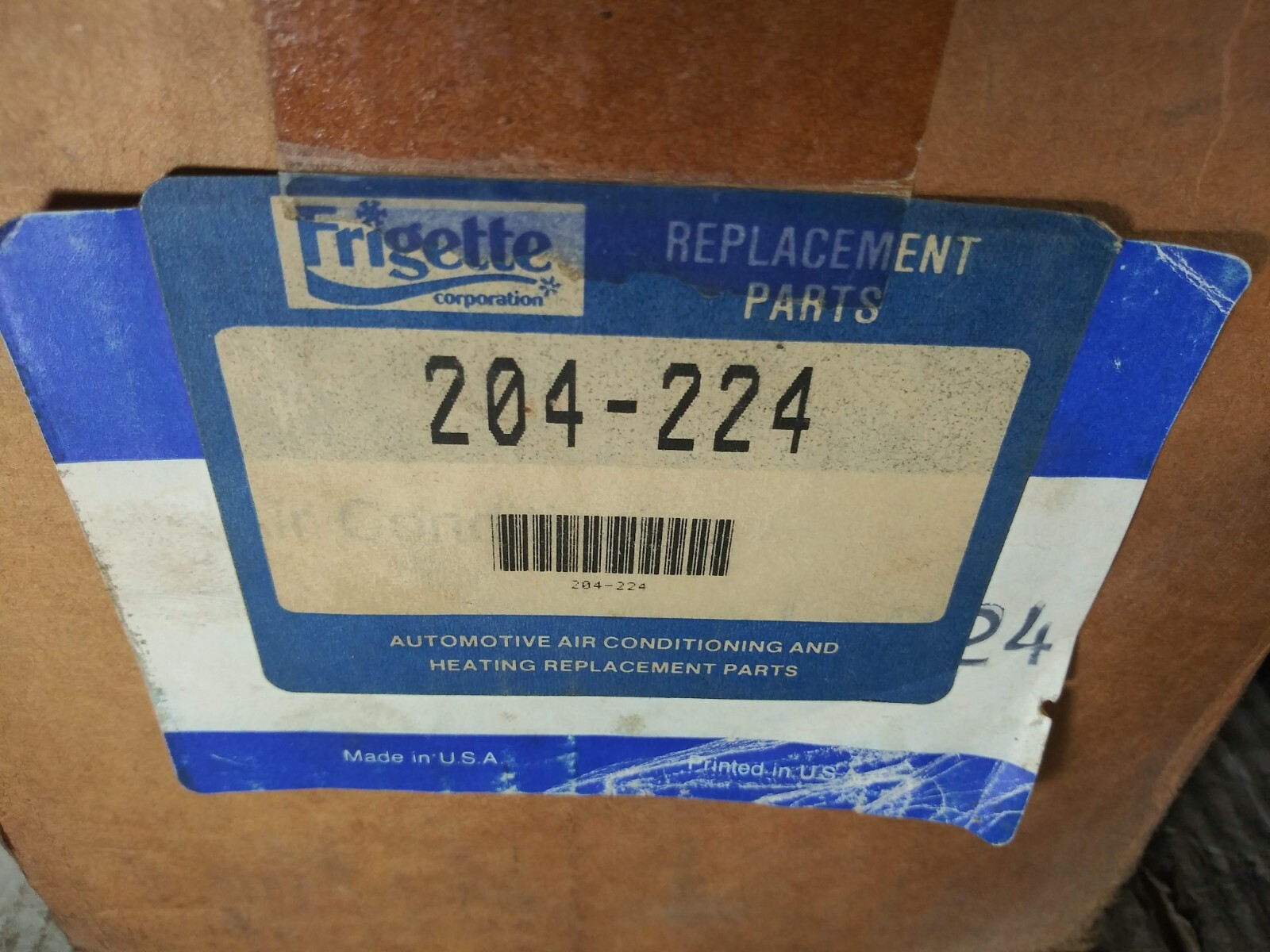 1 REMANUFACTURED FRIGETTE 204-224 A/C COMPRESSOR ***MAKE OFFER***