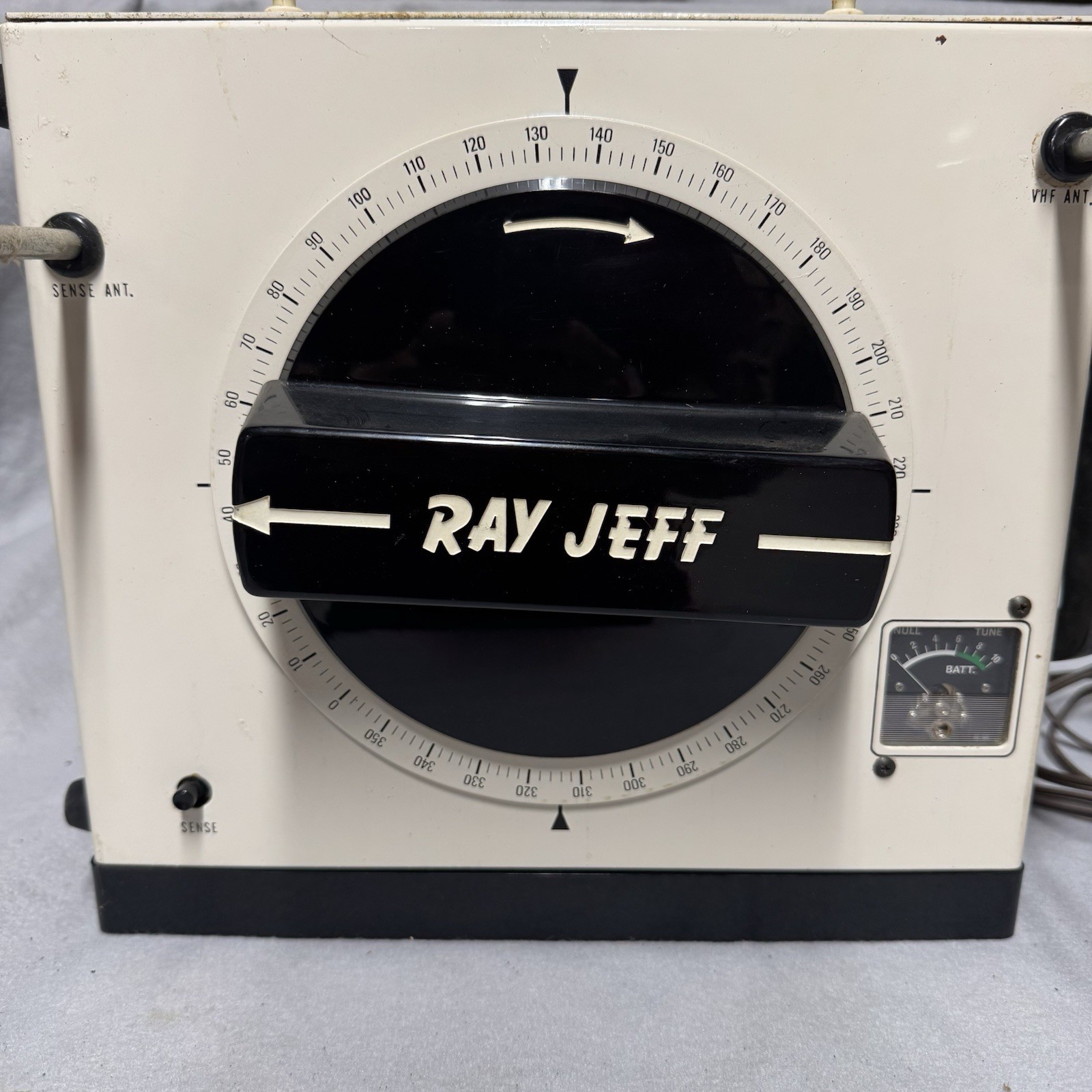 Ray Jefferson 6140 Radio Direction Finder RDF Marine VHF/FM Tested Working USA