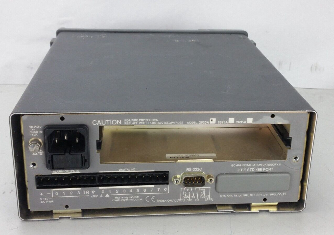 AS-IS Fluke 2620A Hydra Data Acquisition Unit NO RETURN