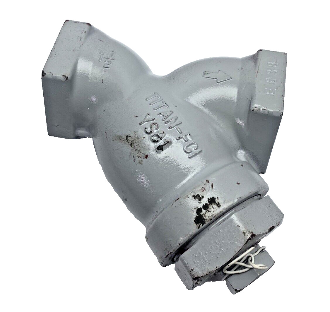 TITAN-FCI, YS81, 1-1/2″ With Strainer, A216-WCB, 1480 MWP