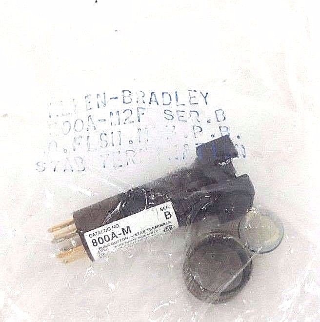 NIB ALLEN BRADLEY 800A-M2FC24 INDICATOR 800AM2FC24, SER. B, .110’X.020” 5-PCS
