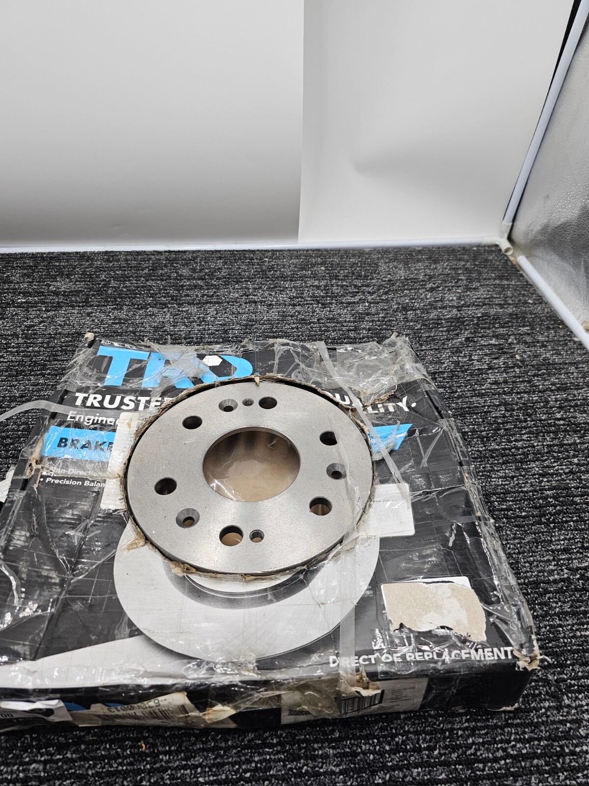 TRQ Disc Brake Rotor Lug Silver Replacement BRA73970