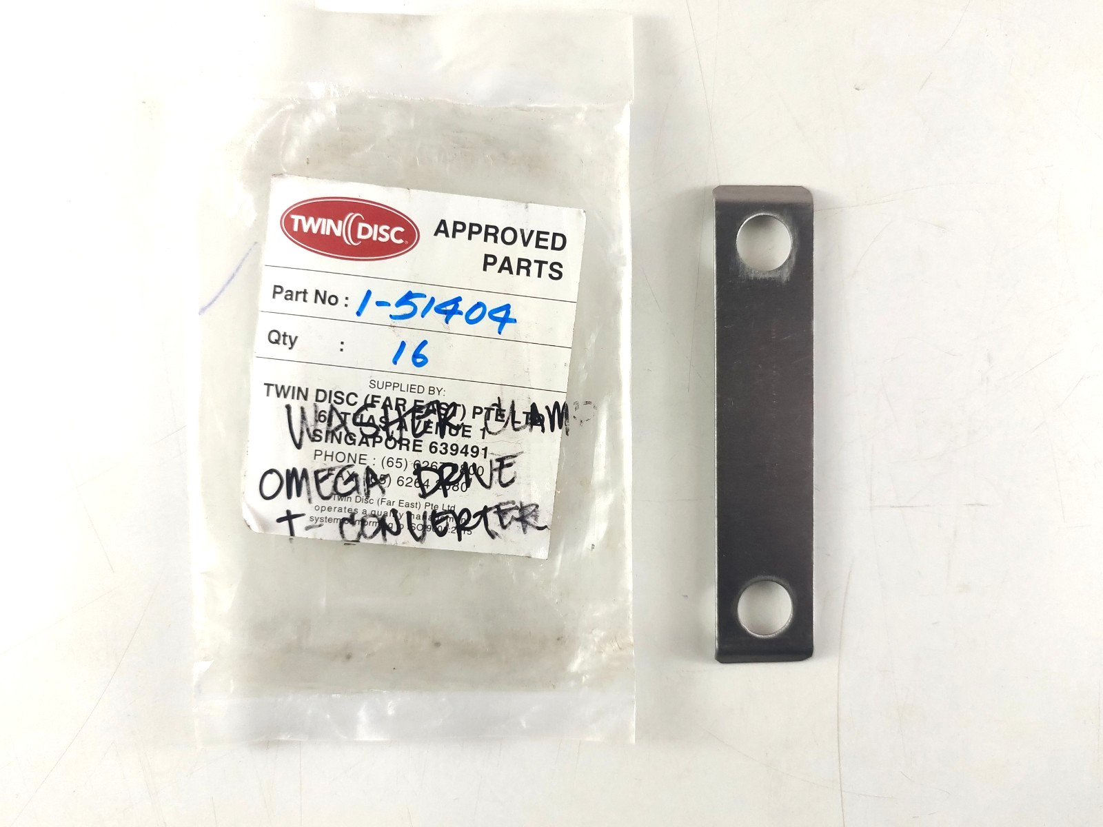 Washer Clamp P/N 1-51404 For Twin Disc ( Pack of 14 )