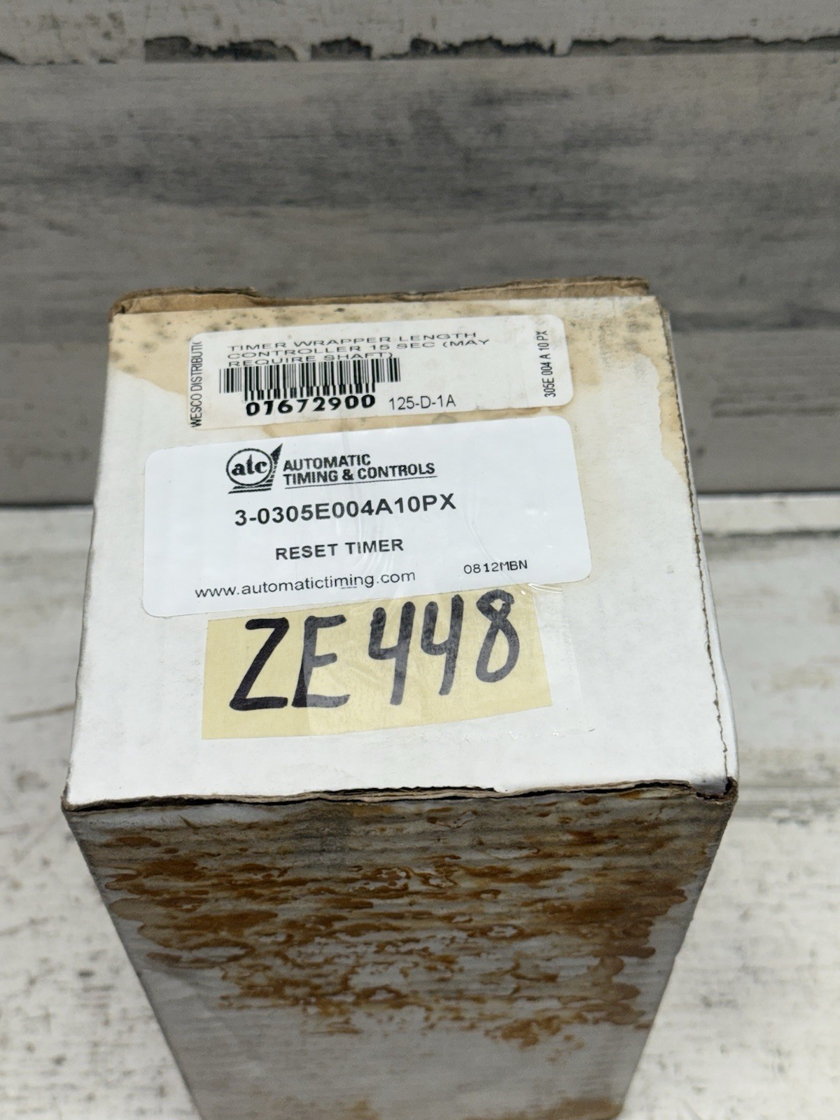 ATC 0-15 SEC TIME DEALY RELAY 3-0305E004A10PX New Defects