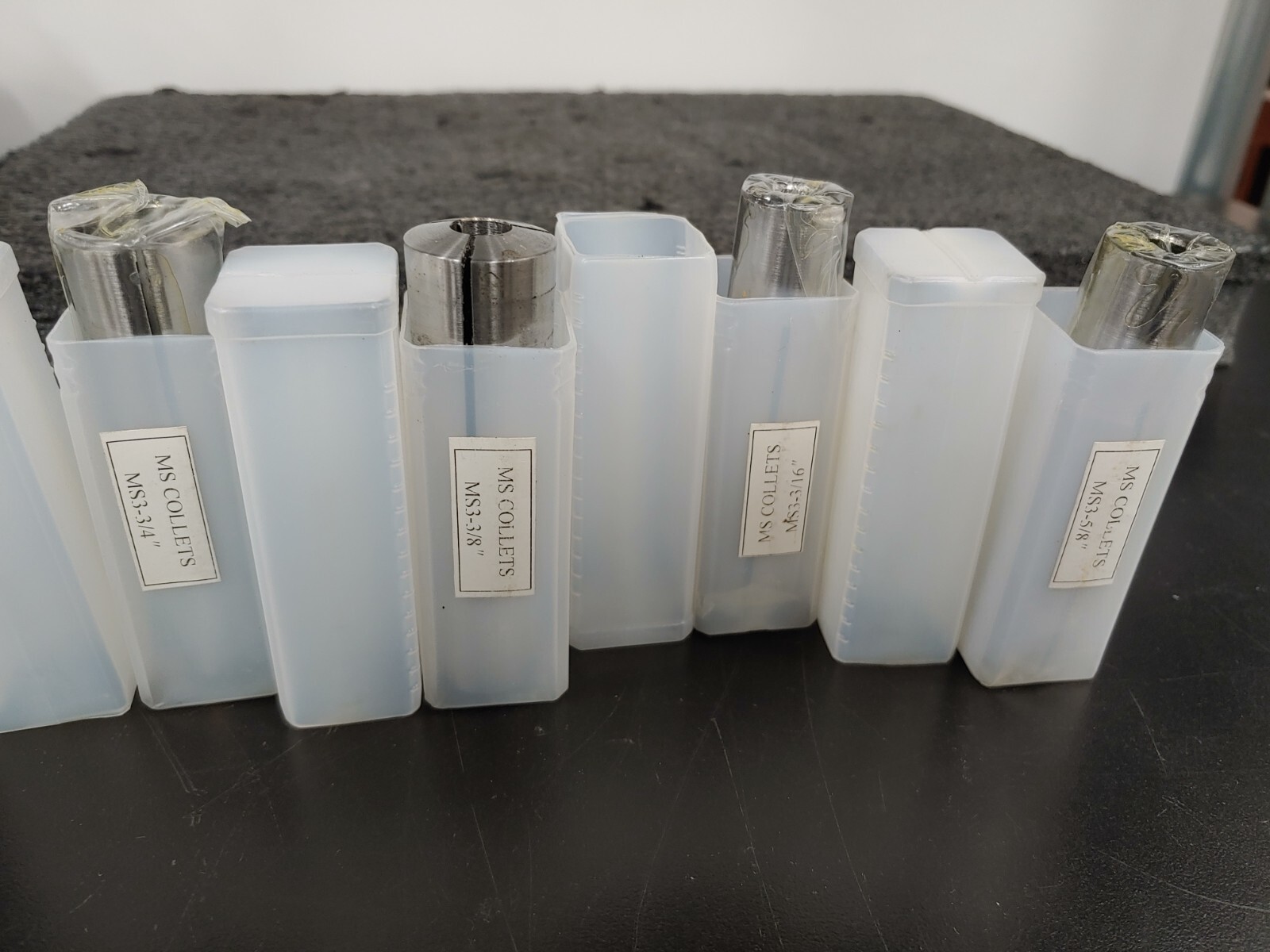 MS COLLETS ASSORTED Sizes MS3-1/8″ 3-1/4″ 3-1/2″ 3-3/4″ 3-3/8″ 3-3/16″ 3-5/8″