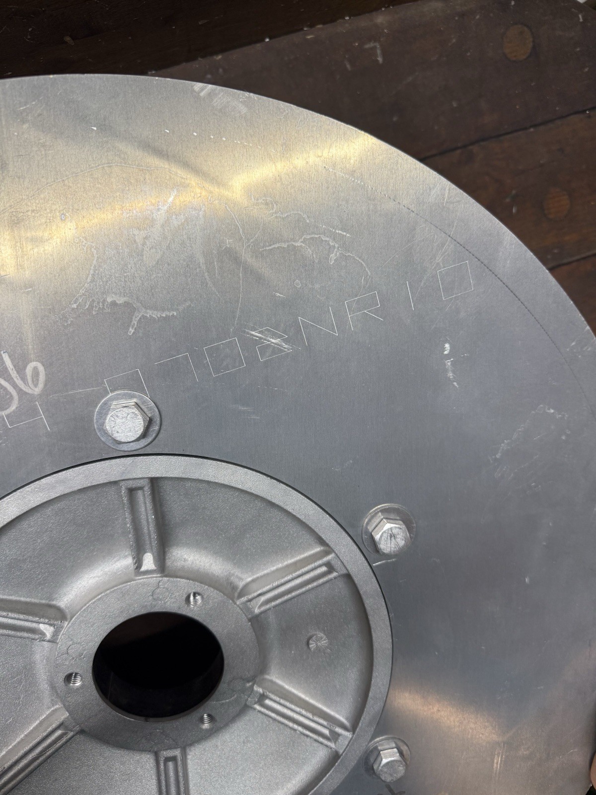 25” Greenheck Aluminum Backwards Inclined Blower Wheel New