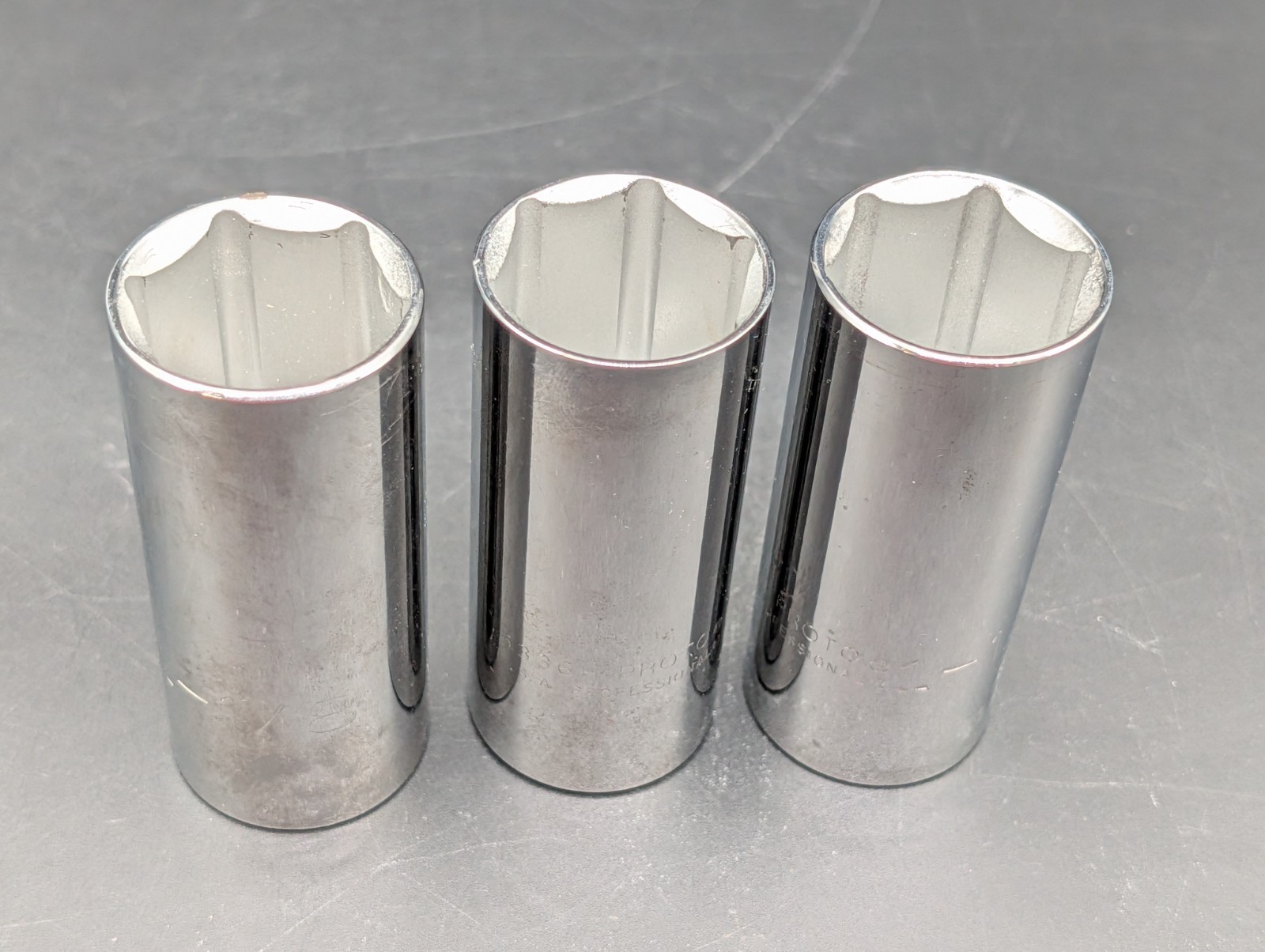 Proto Professional J5336H Impact Deep Sockets – 1/2″ Drive – 6 Point (Three)
