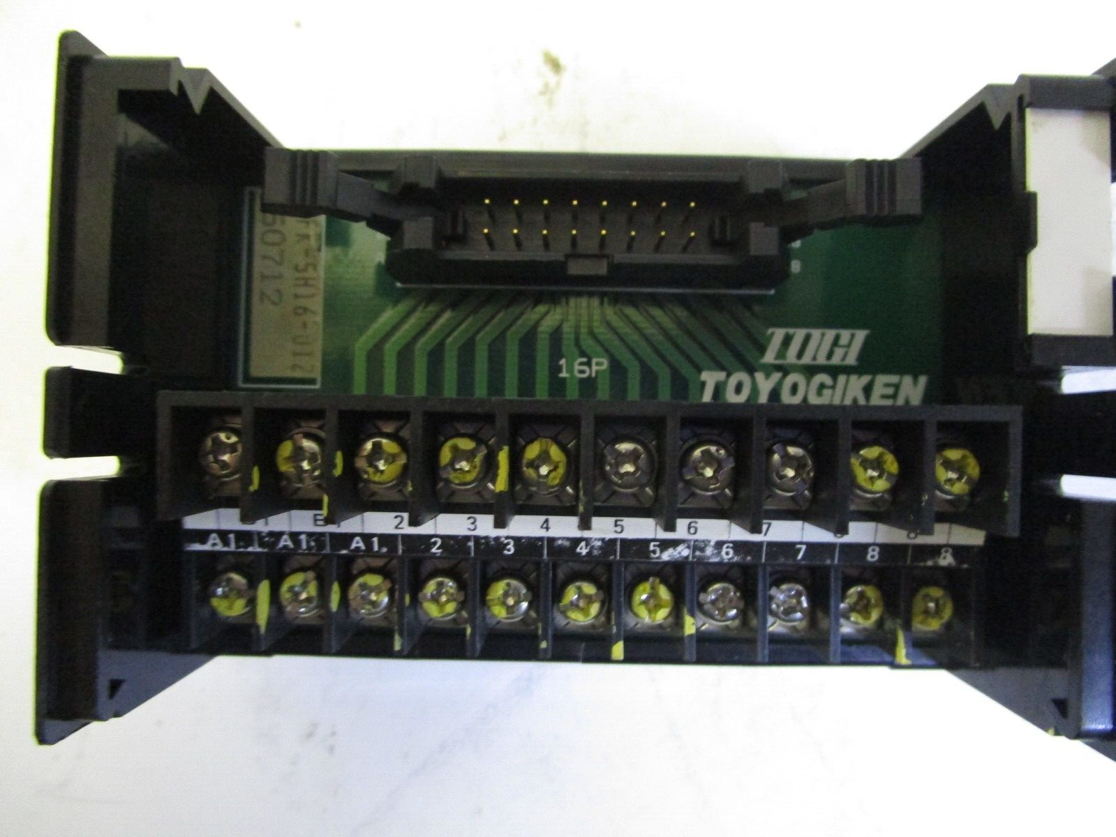 TOGI TOYOGIKEN PCFK-5H16-01Z INTERFAC TERMINAL USED FREE SHIPPING!!!!!!!!!!!!!!