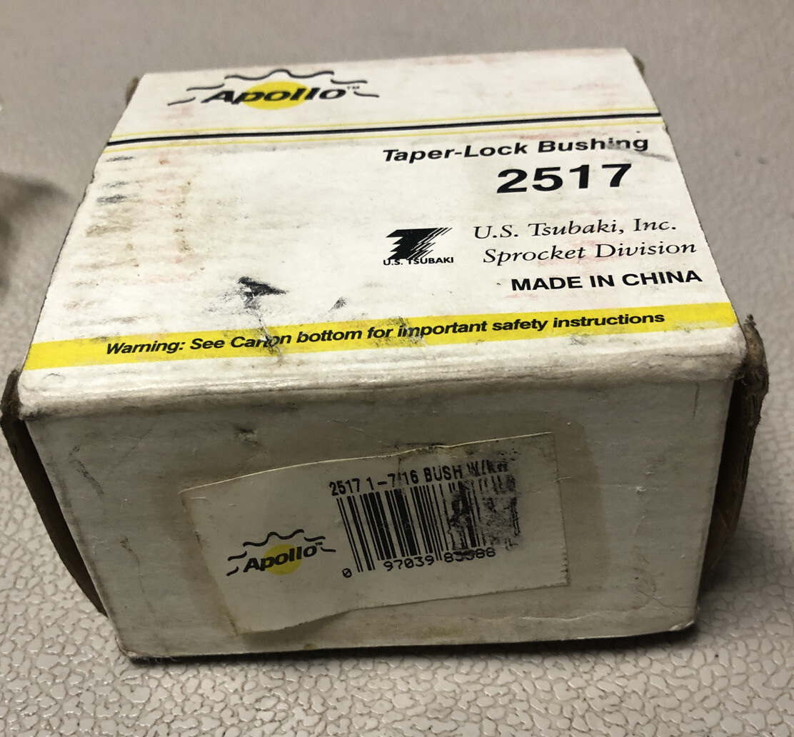 NEW -APOLLO TAPER LOCK BUSHING 2517 1-7/16″ BORE