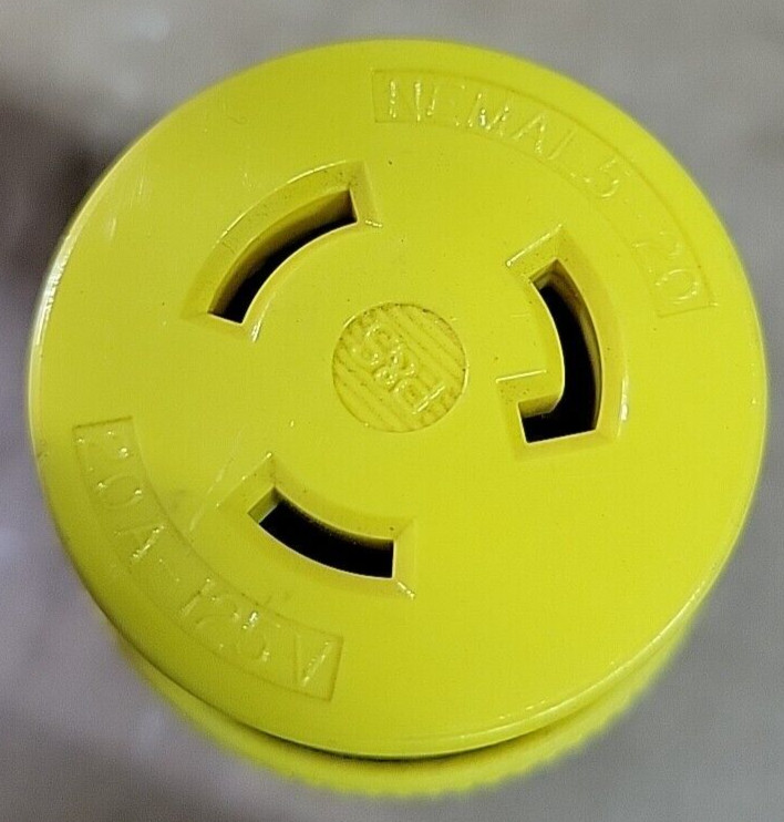 Pass and Seymour L5-20 Turnlok Female Plug 20 Amp 125 Volt