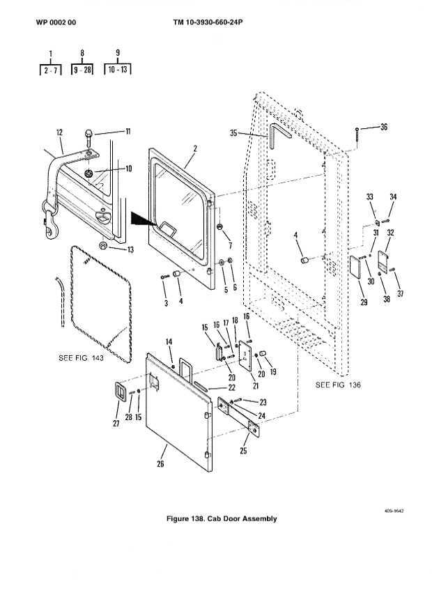 Upper door Assmy. JLG/TRAK 6K/10K FL 4X4 rought terrian pn#8866253