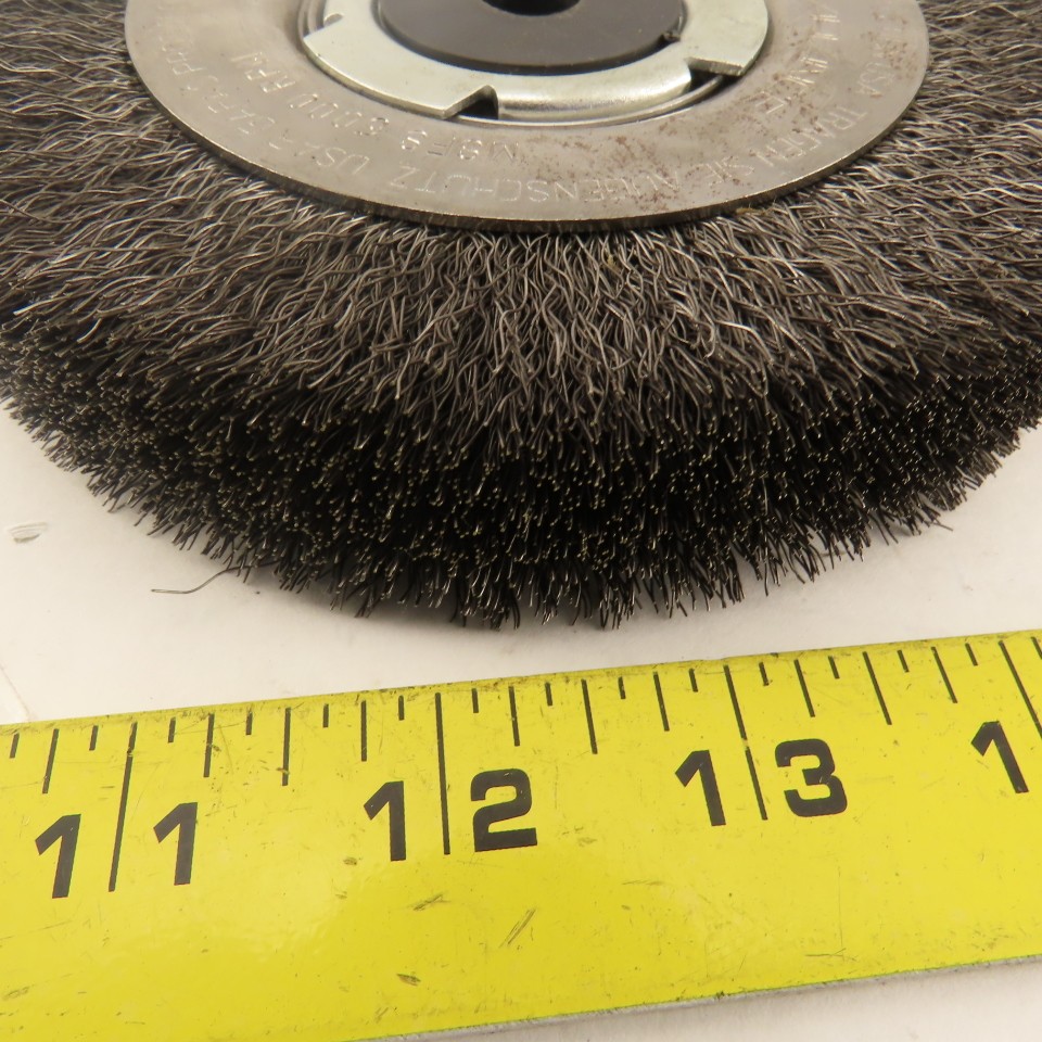 Advance Brush EPD 81114 PFERD 6″ x 1-1/16″ Wide Medium Face Wire Wheel Brush