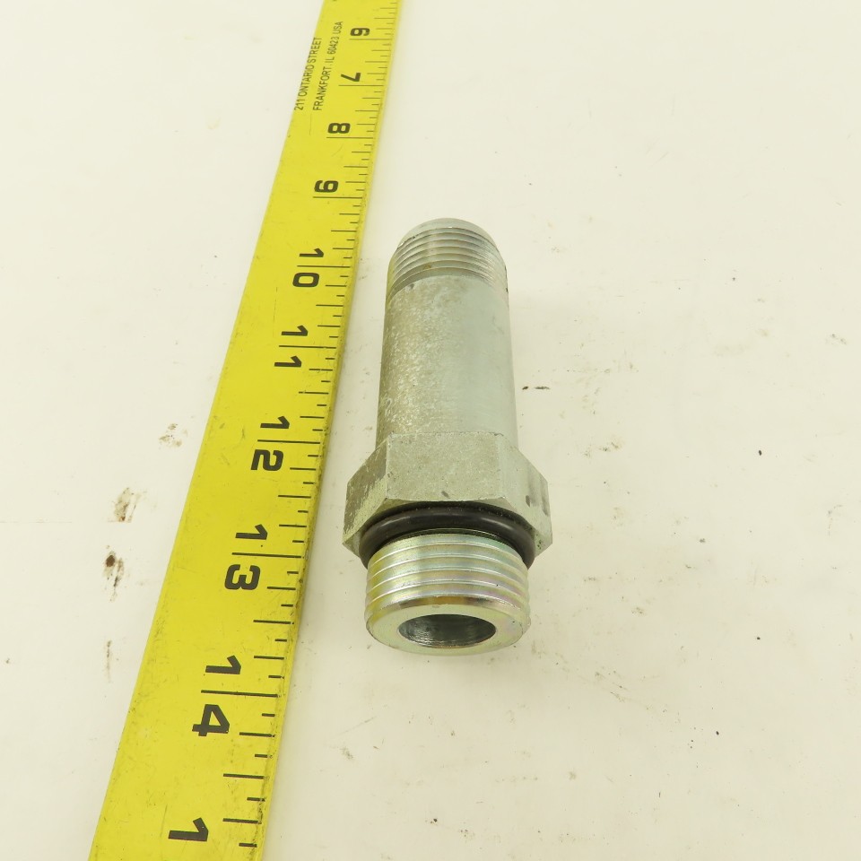 5/8″ OD Tube 1-1/16″-12 JIC Flare 1-1/16″ Male O-Ring Seat Extension 3-15/16″OAL