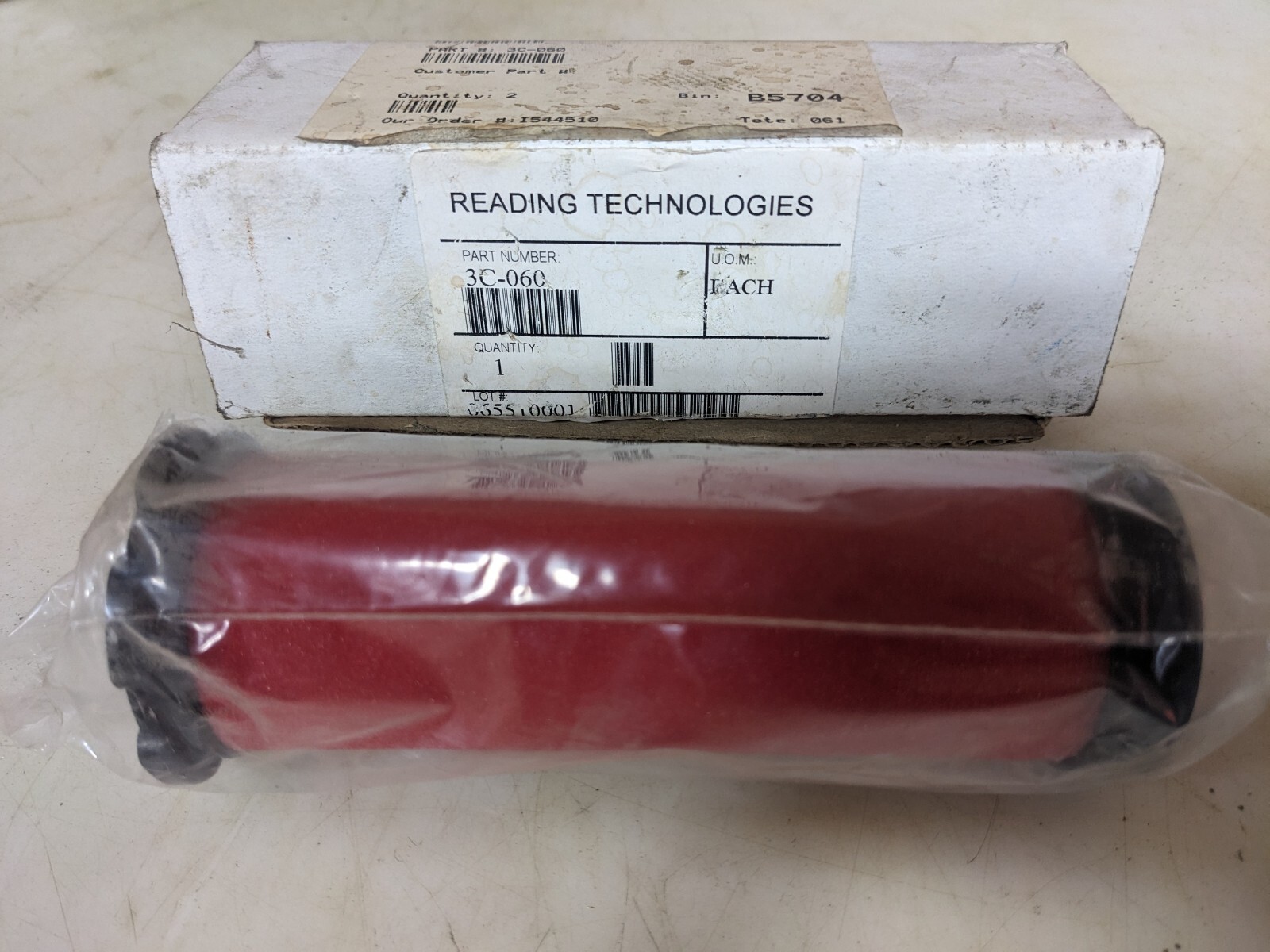 Reading 3C-060 filter, in sealed factory bag.