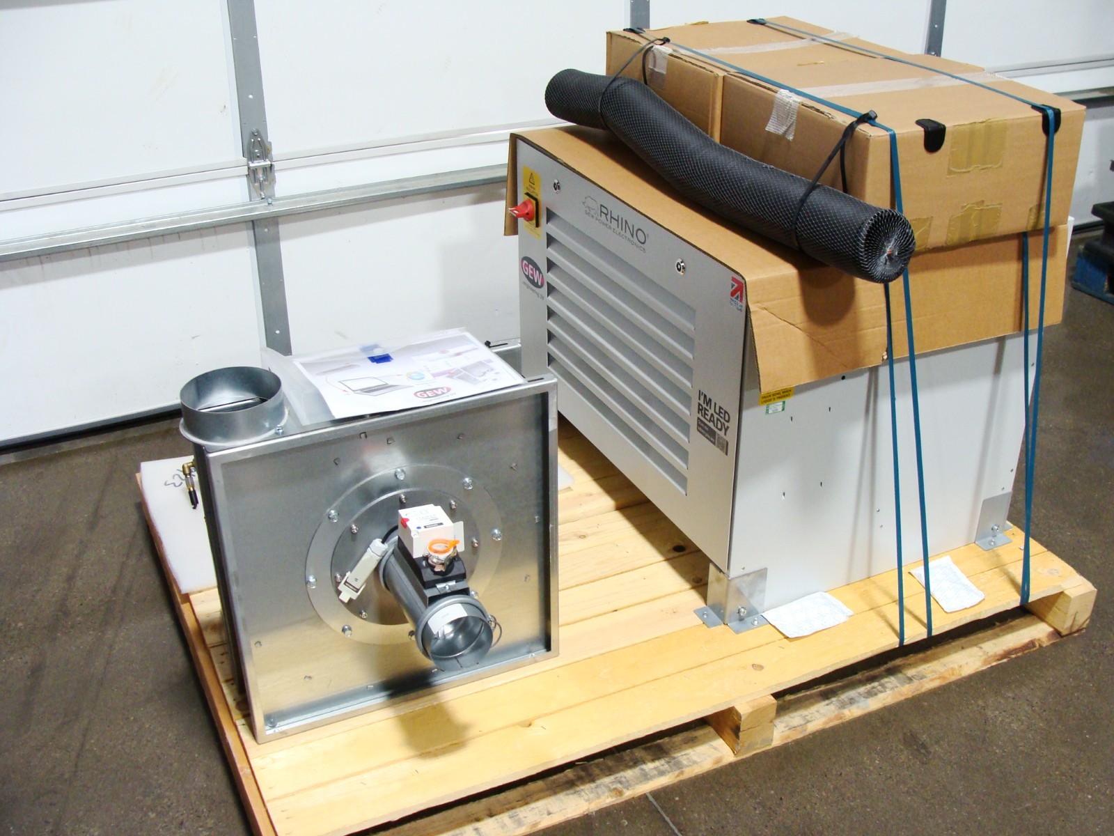New GEW Rhino / RLT Engineering UV Curing System For Printing & Coating W/ E2C