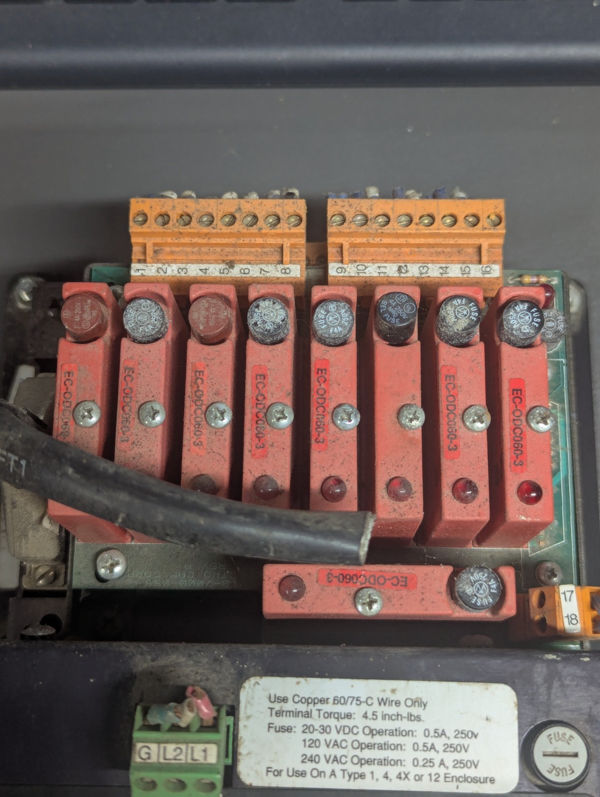 ELECTRO CAM PS-5121-10-M09 PLUS PS-5000 SERIES PROGRAMMABLE LIMIT SWITCH