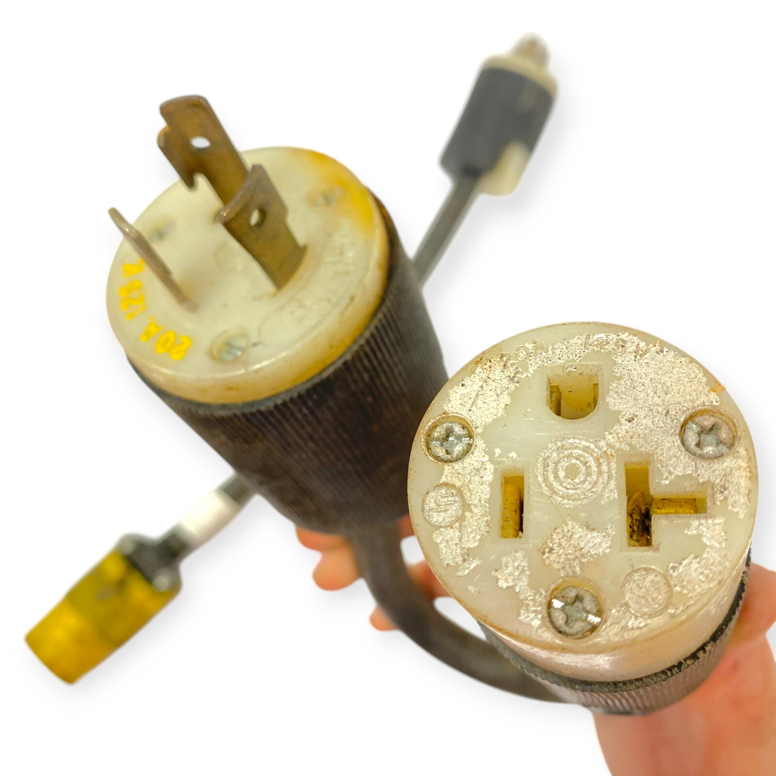 Carol 12/3 90C Water Resistant 600V 3-Prong Power Supply 20A 125V Plug, 2 Pcs