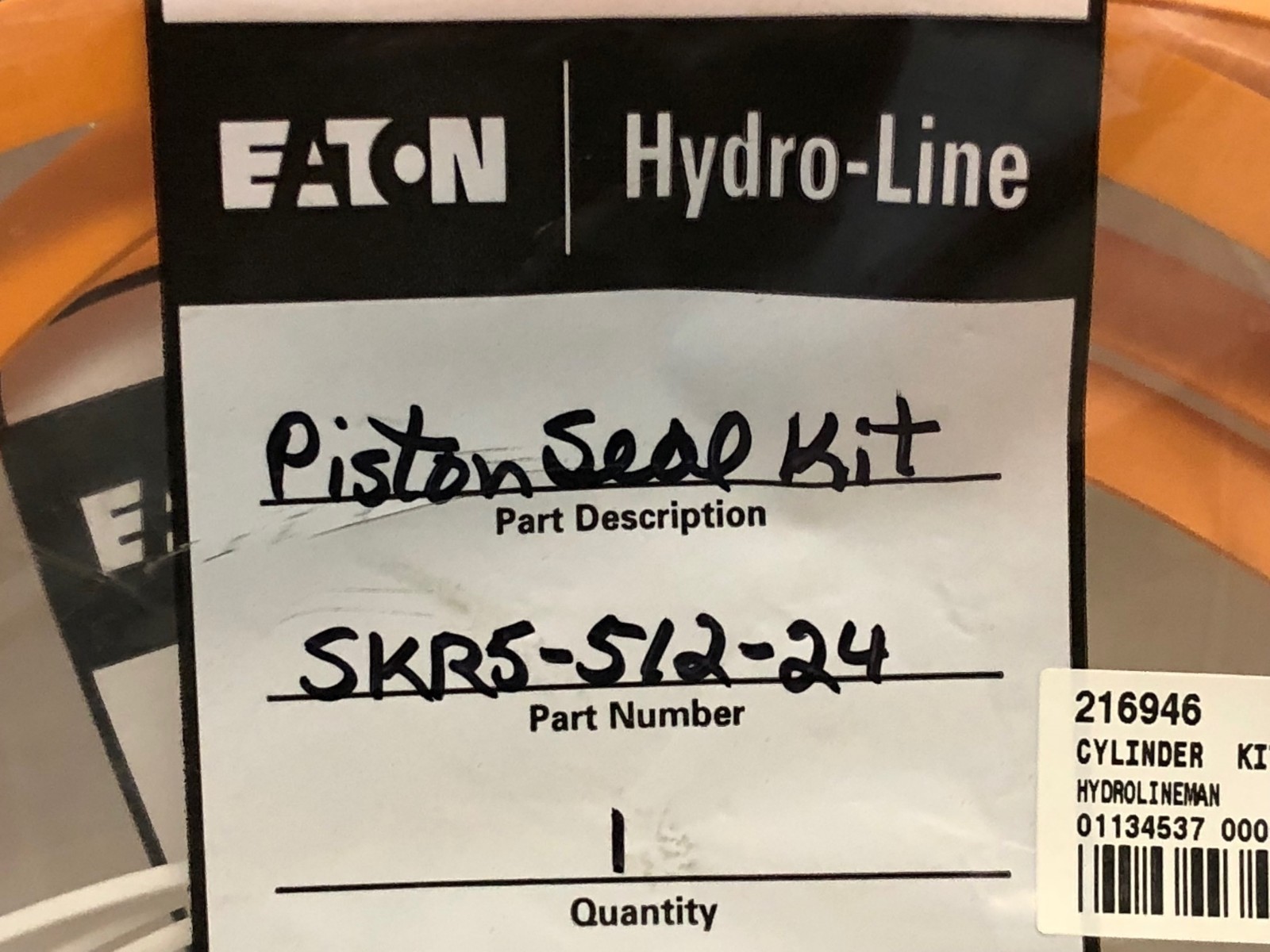 NEW UNUSED! EATON HYDRO-LINE HYDRAULIC CYLINDER PISTON SEAL KIT SKR5-512-24