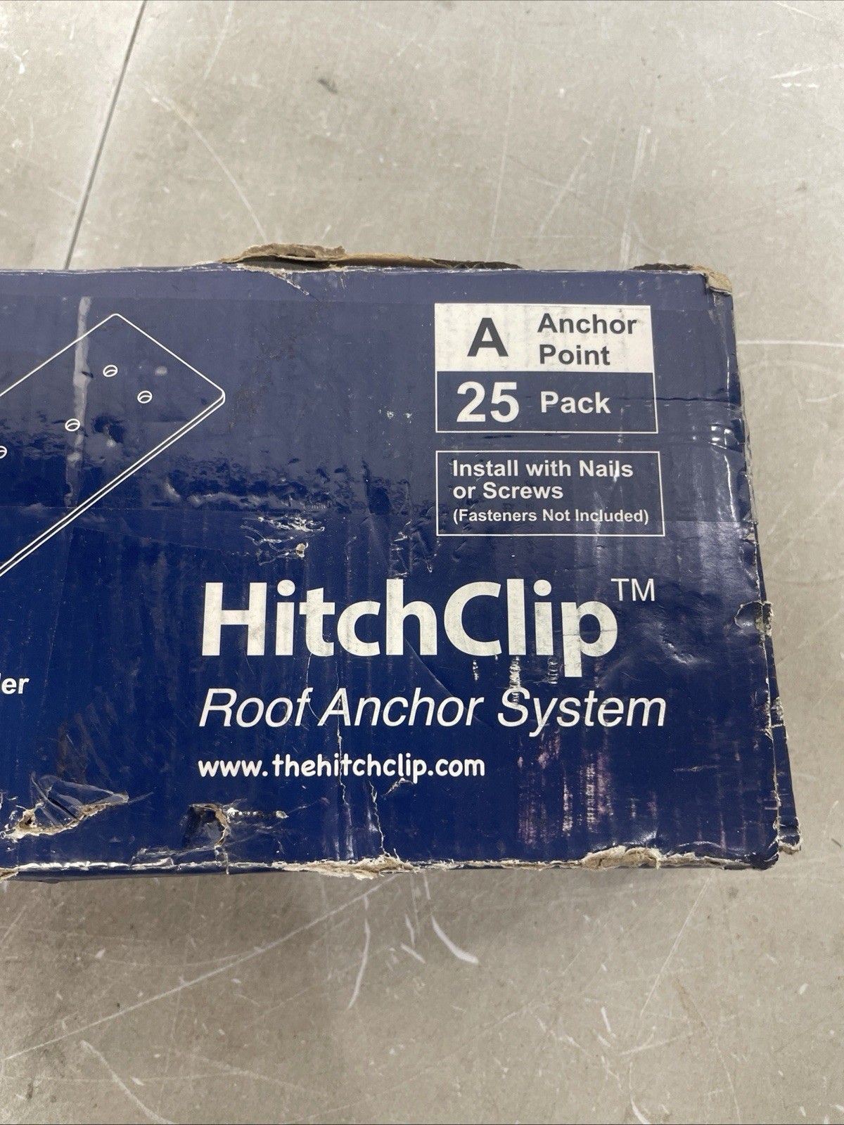 (QTY 22) Tie Down Safety Hitch Clip Roof Anchor System Black. Opened Box
