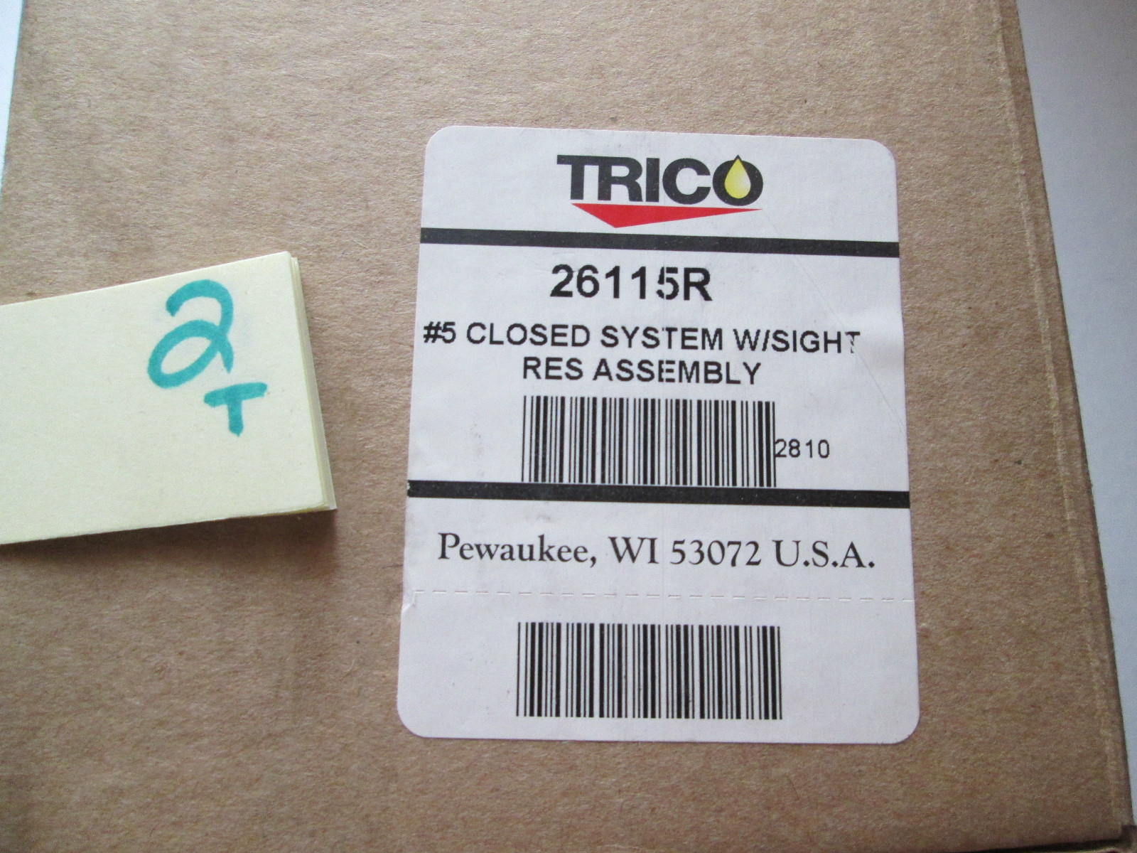 NEW IN BOX TRICO 26115R #5 CLOSED SYSTEM W/SIGHT RESEVOIR ASSEMBLY (ZZ1)