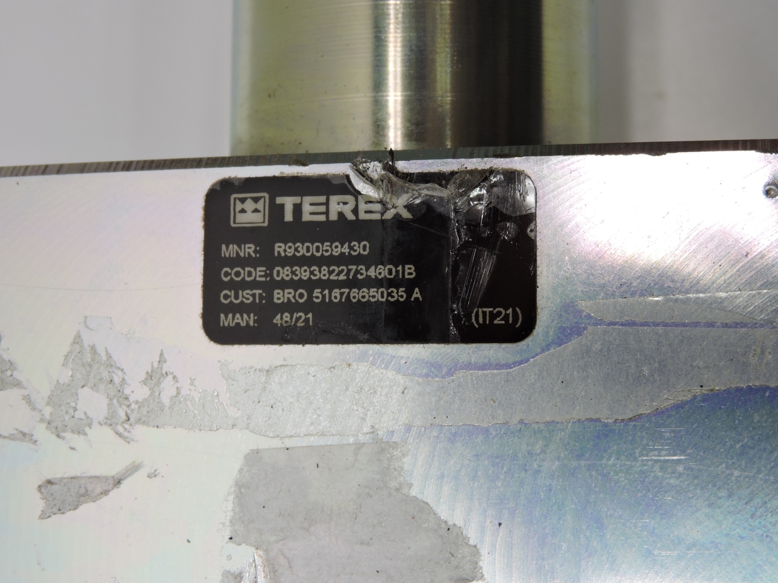 Terex 5167665035 HOSE RUPTURE VALVE R930059430