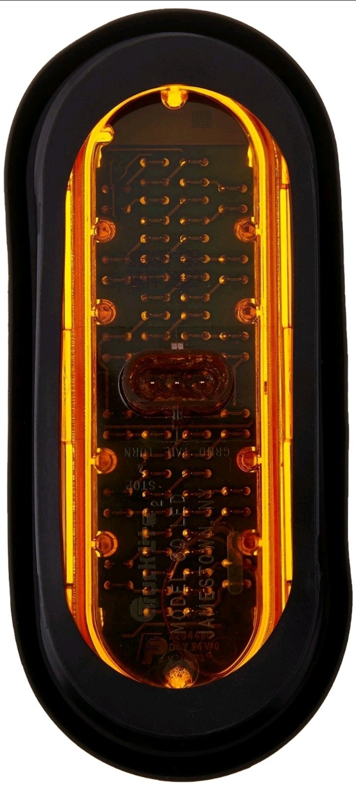 Truck-Lite (60120Y) Strobe Light, Grommet Kit and Wiring kit