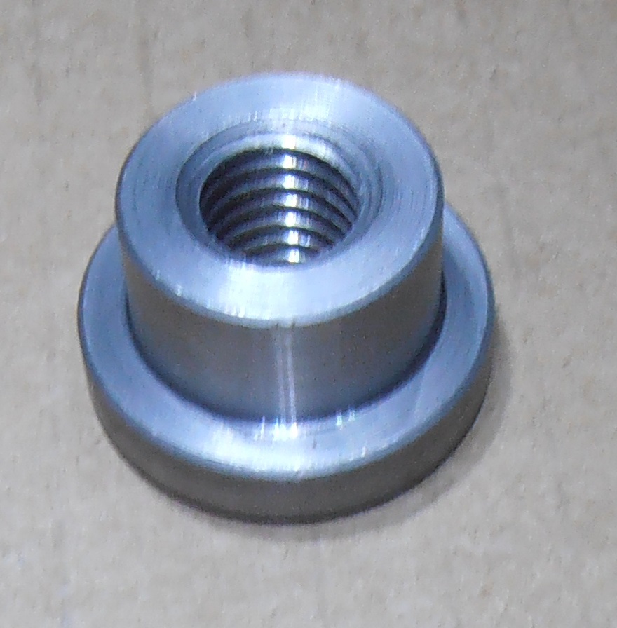 10 Pieces M 10 x 1.5 WELD BUNGS THREADED 1018 Steel Low Profile.USA MADE